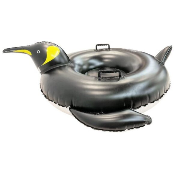 NEW 45" Snow Tube Inflatable Pool Penguin Sled Outdoor sports 2 sturdy handles H - Picture 7 of 8